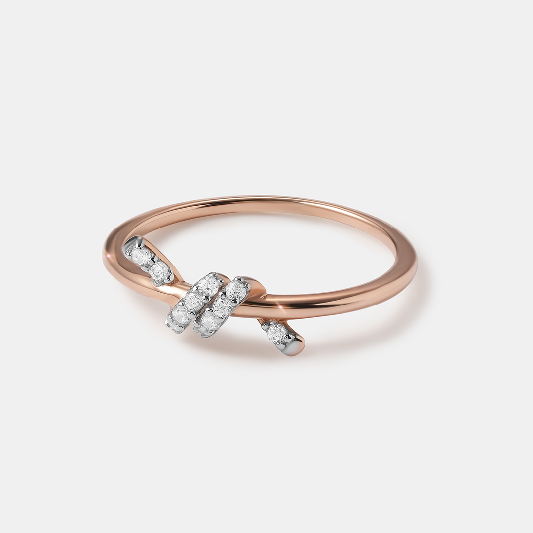 Серебряное кольцо с фианитами